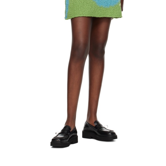 MARNI BLACK PIERCING LOAFERS IN SIZE 37.5 - Picture 11 of 13